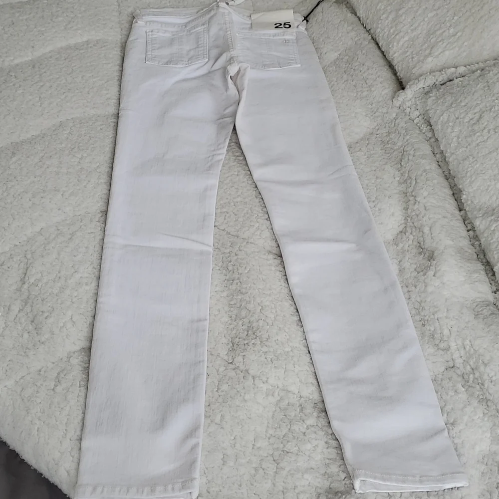 1. Rag & Bone Skinny Jeans Blanc - Picture 4 of 16